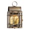 Carriage House Outdoor Wall Light in Weathered Brass - 2 Lights - Tinware